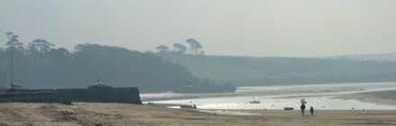 Along the beach looking towards Zeta Berth and Westleigh